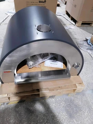 Sbucci il forno del mattone infornato di legno di Oven Wood Fired 830mm della pizza di acciaio inossidabile