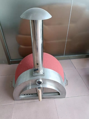 4 forno ceramico all'aperto della pizza delle ruote di larghezza ceramica del forno 900mm