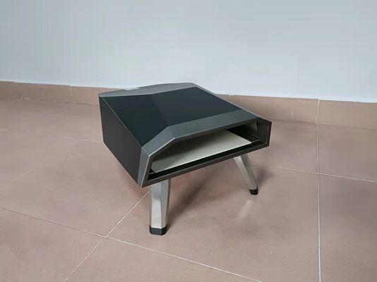 Forno per pizza a gas ad alta temperatura con termostato in acciaio inossidabile