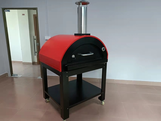 Stufa mobile di combustione di Oven Wood Fired CSA della pizza di acciaio inossidabile