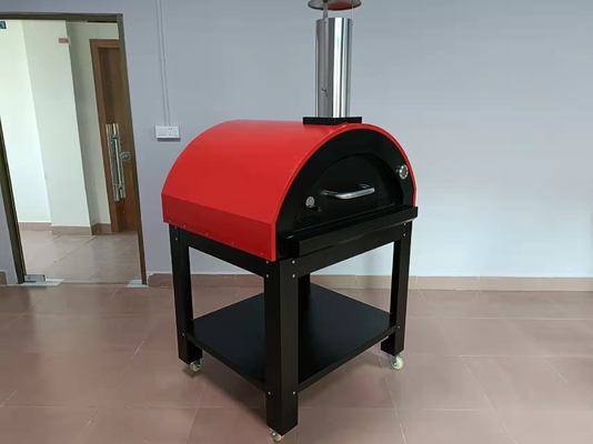 Forno infornato di legno infornato di legno della pizza del mattone del forno AGA della pizza di acciaio inossidabile
