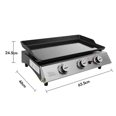 Barbecue elettrico della piastra di CT 201 CSA Teppanyaki della griglia sana del BARBECUE per accamparsi