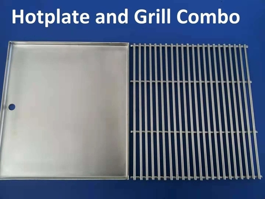 201 griglia dell'interno della griglia 4mm Teppanyaki del BARBECUE di acciaio inossidabile Teppanyaki