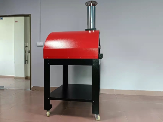 Stufa mobile di combustione di Oven Wood Fired CSA della pizza di acciaio inossidabile