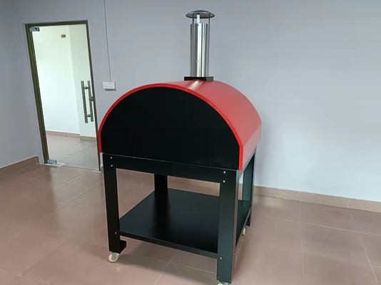 Forno infornato di legno infornato di legno della pizza del mattone del forno AGA della pizza di acciaio inossidabile