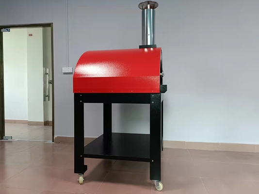 forno di legno infornato di legno di acciaio inossidabile del forno 201S della pizza del cellulare di 950mm