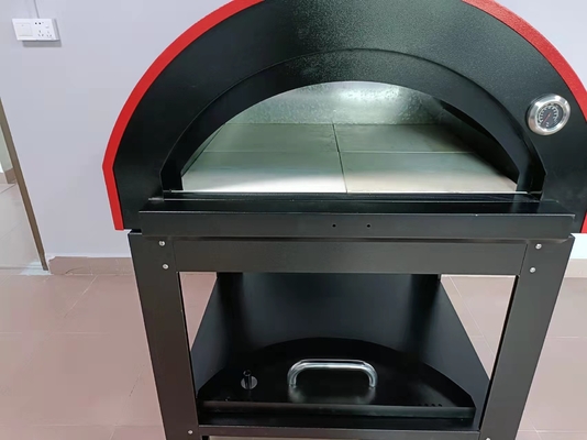 forno di legno infornato di legno di acciaio inossidabile del forno 201S della pizza del cellulare di 950mm