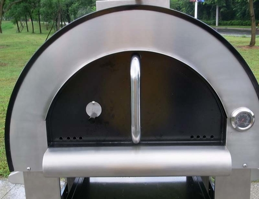 Forno infornato di legno bruciante durevole 750mm della pizza di acciaio inossidabile