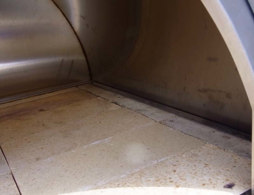 forno all'aperto infornato di legno della pizza di acciaio inossidabile del forno 70cm della pizza di acciaio inossidabile 304S