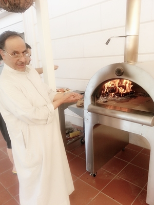 4 forno infornato di legno della pizza di Oven Outdoor 900mm della pizza di acciaio inossidabile delle ruote