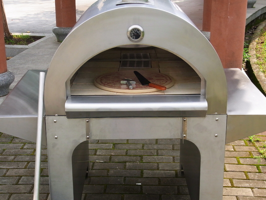 forno infornato di legno della stufa infornato legno del forno CSA della pizza di acciaio inossidabile di 720mm AGA