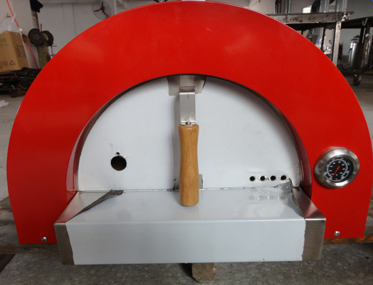 Forno infornato di legno della pizza di acciaio inossidabile