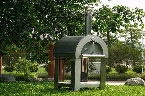 Forno infornato di legno della pizza di acciaio inossidabile